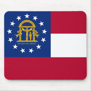Georgia Flag Mouse Pad