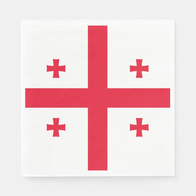 Georgia Flag Napkin (Front)