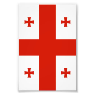 Georgia flag photo print