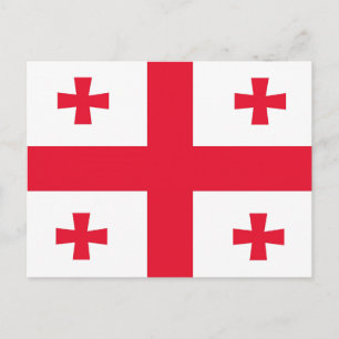 Georgia flag postcard