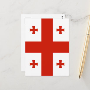Georgia flag postcard