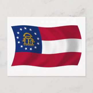 Georgia Flag Postcard