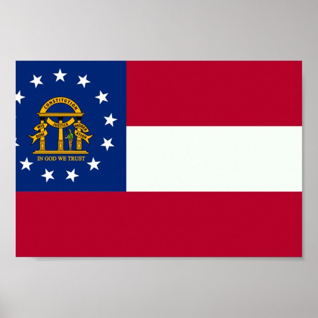 Georgia Flag Poster (Front)