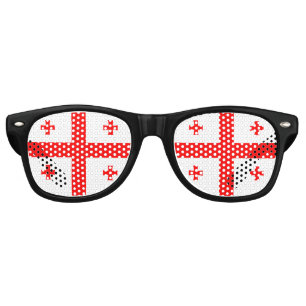 Georgia Flag Retro Sunglasses