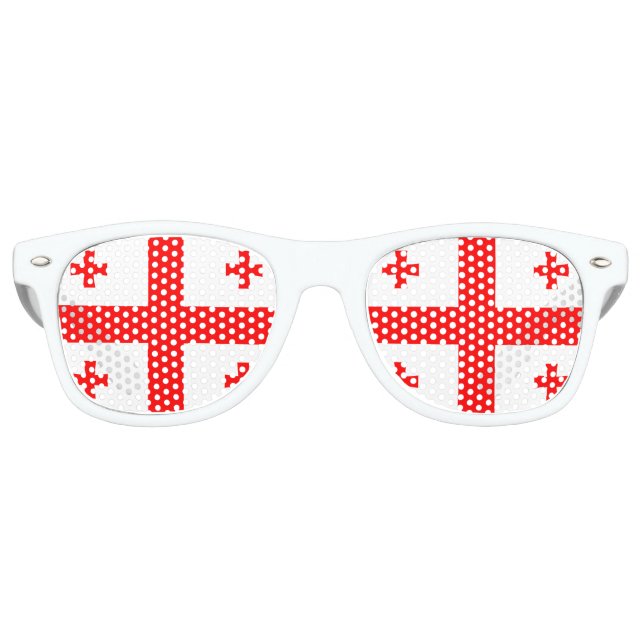 Georgia Flag Retro Sunglasses (Front)