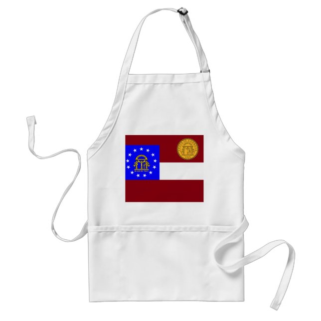 Georgia flag standard apron (Front)