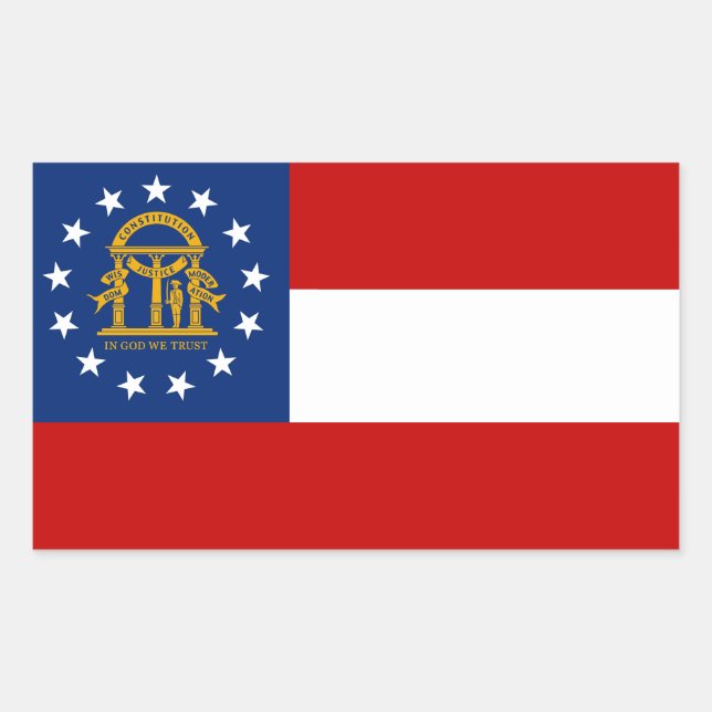 Georgia Flag Sticker (Front)