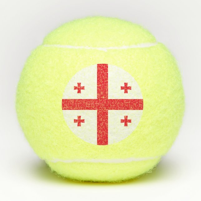 Georgia Flag Tennis Balls (Front)