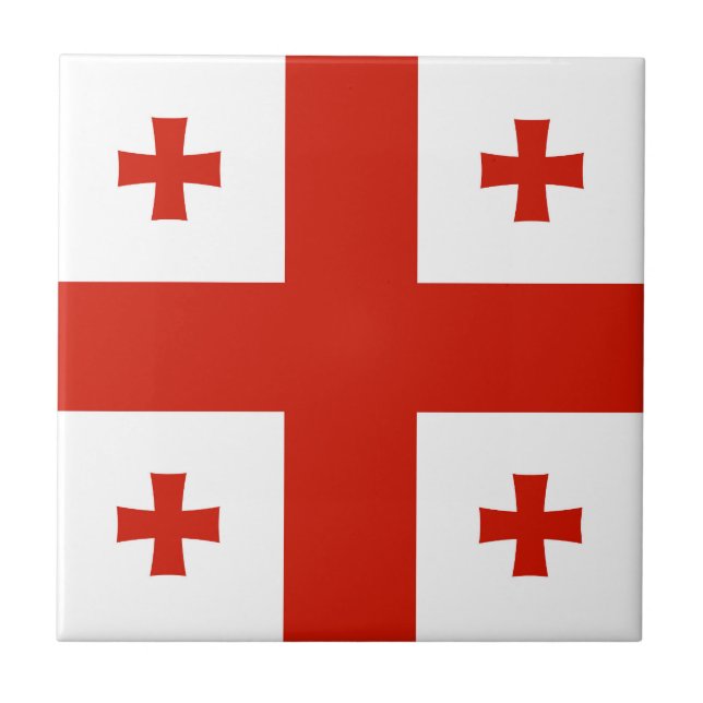 Georgia flag tile (Front)