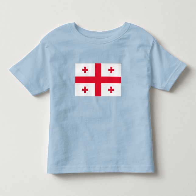 Georgia Flag Toddler T-shirt (Front)