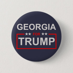 Georgia for Trump 2 Inch Round Button