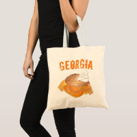 Georgia GA Peach Cobbler Southern Dessert Foodie