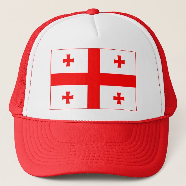 Georgia – Georgian Flag Trucker Hat (Front)