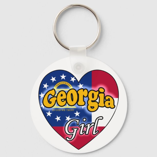 Georgia Girl Keychain (Front)