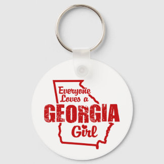 Georgia Girl Keychain