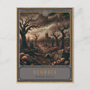 Georgia Gothic Art Postcard