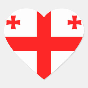 georgia heart sticker