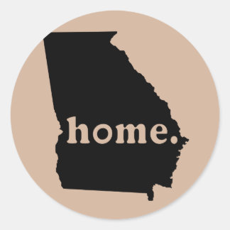 Georgia Home Classic Round Sticker