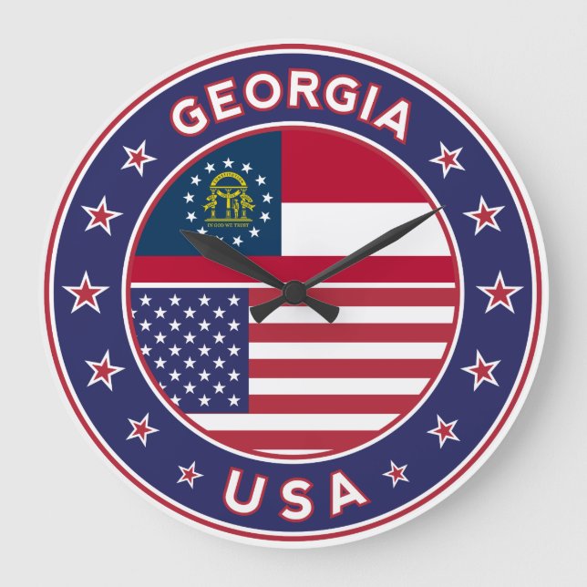 Georgia Large Clock (Front)