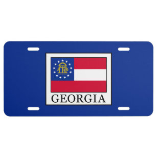 Georgia License Plate
