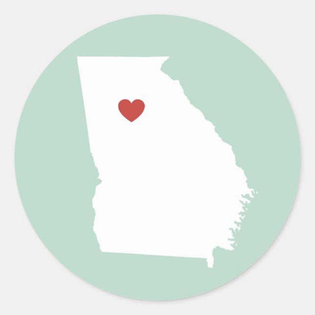 Georgia Love - Customizable Sticker (Front)