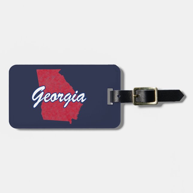 Georgia Luggage Tag (Front Horizontal)