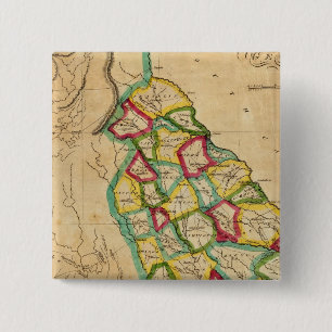 Georgia Map 2 Inch Square Button