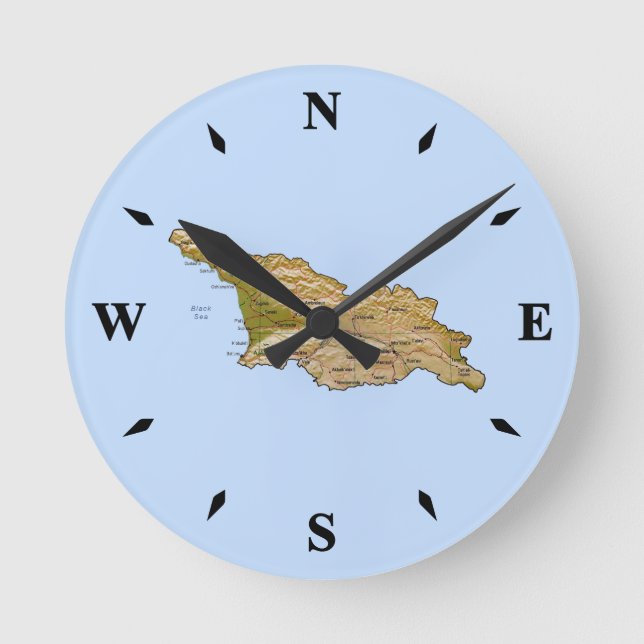 Georgia Map Clock (Front)