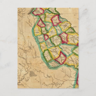 Georgia Map Postcard