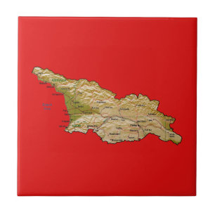Georgia Map Tile