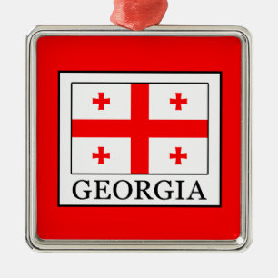 Georgia Metal Ornament