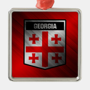 Georgia Metal Ornament