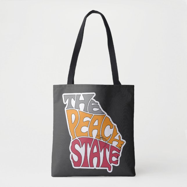 Georgia Nickname Word Art Tote Bag (Front)