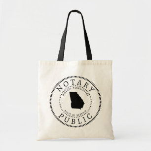 Georgia Notary Public Personalized Tote Bag