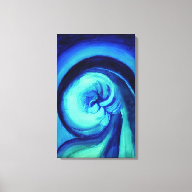 Georgia O'Keeffe - Blue I Canvas Print (Front)