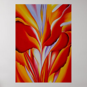 Georgia O'Keeffe - Flower Abstraction Poster