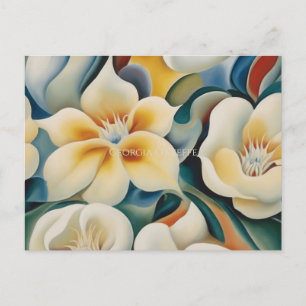 Georgia O'Keeffe flowers Postcard