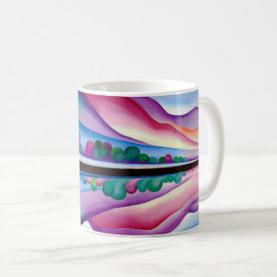 Georgia O'Keeffe, Lake George Reflection (1921) Coffee Mug