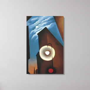 Georgia O'Keeffe - New York with Moon Canvas Print