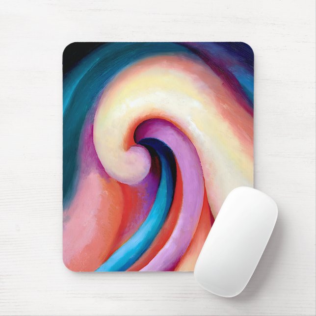 Georgia O'Keeffe - Series I, No. 3 Mouse Pad (With Mouse)