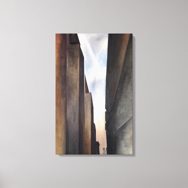 Georgia O'Keeffe - Street of New York II Canvas Print (Front)