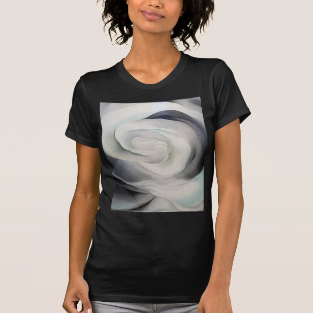 Georgia O'Keeffe Style Flower Tee (Front)