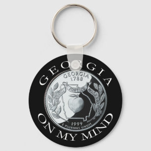 GEORGIA ON MY MIND KEYCHAIN