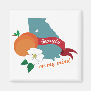 Georgia On My Mind Magnet