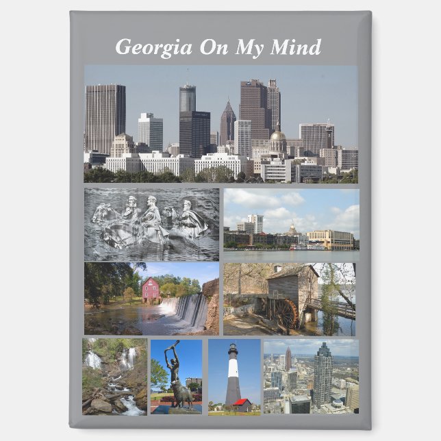 Georgia on my mind magnet (Front)