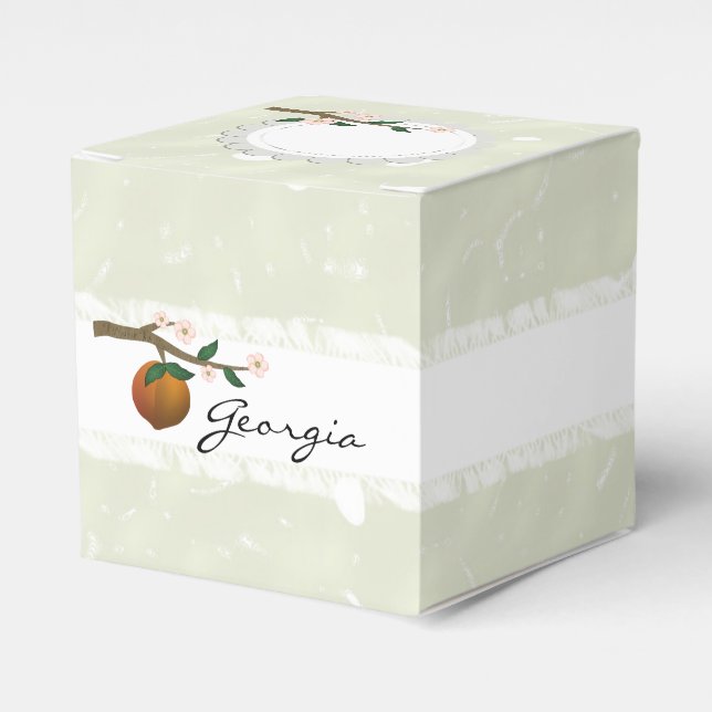 Georgia Peach Favor Box (Front Side)