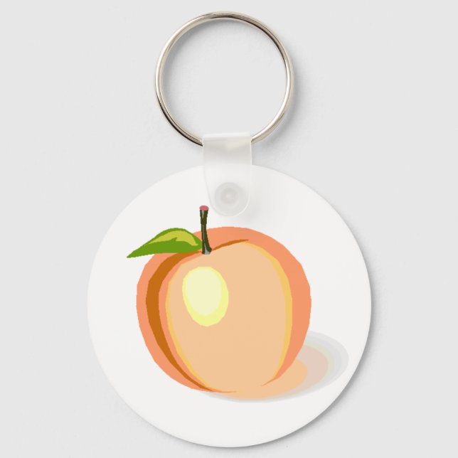 Georgia peach keychain (Front)