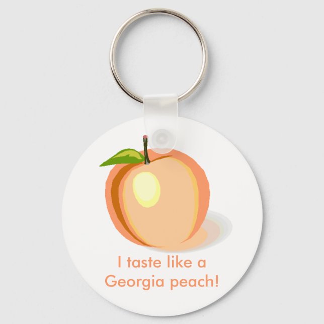 Georgia peach keychain (Front)