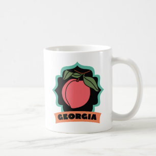 Georgia Peach Logo Coffee Mug