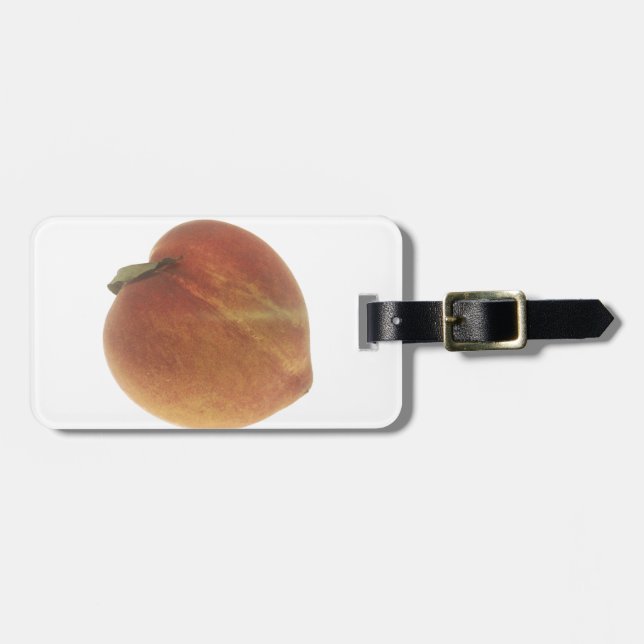 Georgia Peach Luggage Tag (Front Horizontal)